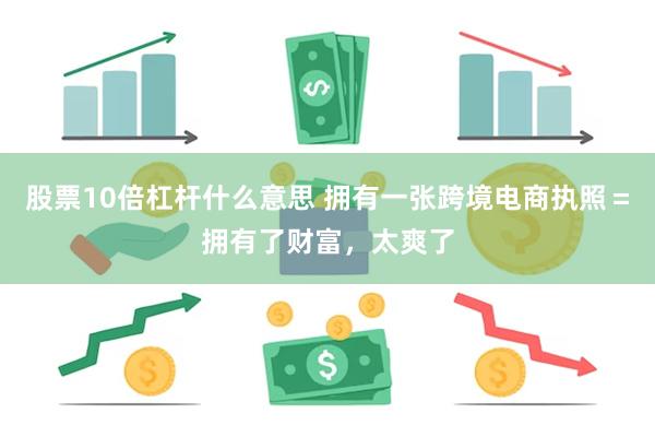 股票10倍杠杆什么意思 拥有一张跨境电商执照＝拥有了财富，太爽了