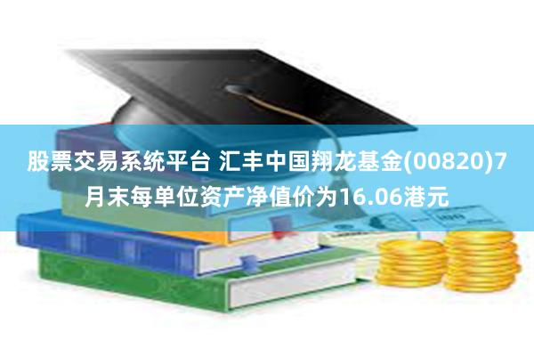 股票交易系统平台 汇丰中国翔龙基金(00820)7月末每单位资产净值价为16.06港元