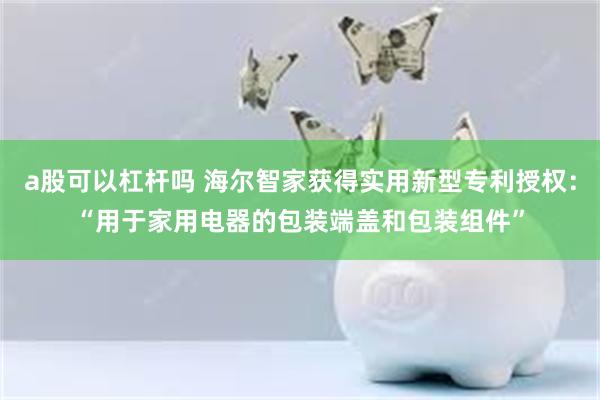 a股可以杠杆吗 海尔智家获得实用新型专利授权：“用于家用电器的包装端盖和包装组件”