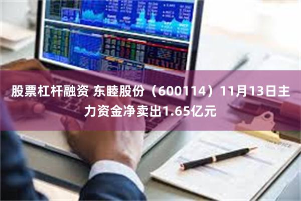 股票杠杆融资 东睦股份（600114）11月13日主力资金净卖出1.65亿元